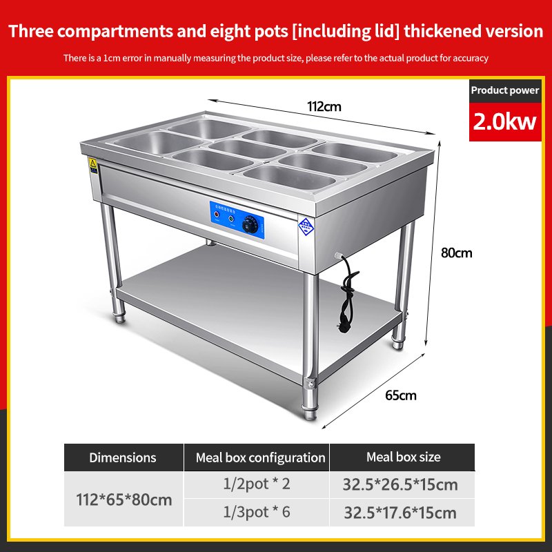 Vertical insulated rice vending table