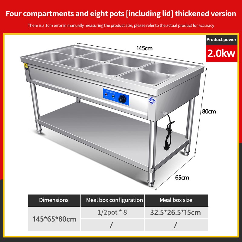 Vertical insulated rice vending table