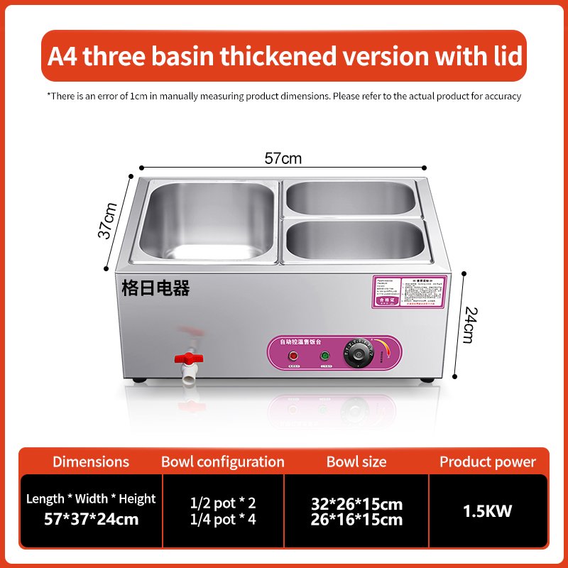 Desktop insulated rice vending table