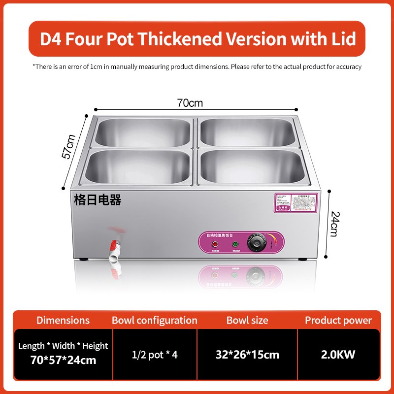 Desktop insulated rice vending table