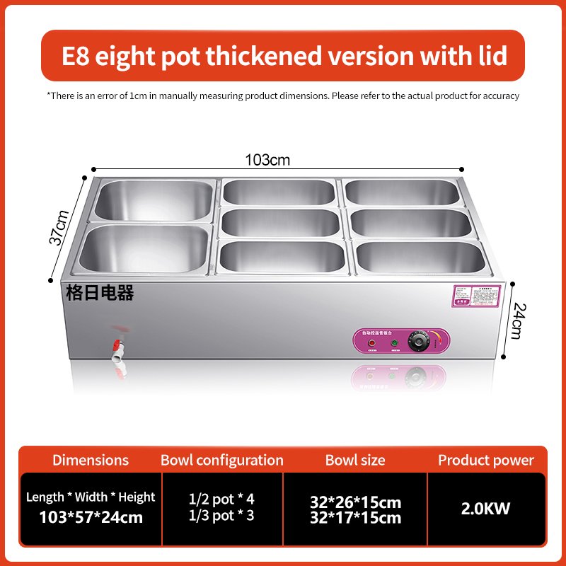 Desktop insulated rice vending table